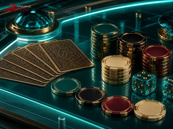 Tampilan permainan jackpot pertama